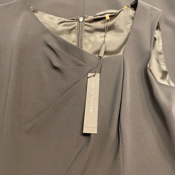 NWT Elie Tahari classic little black dress with a twist - Picture 6 of 12